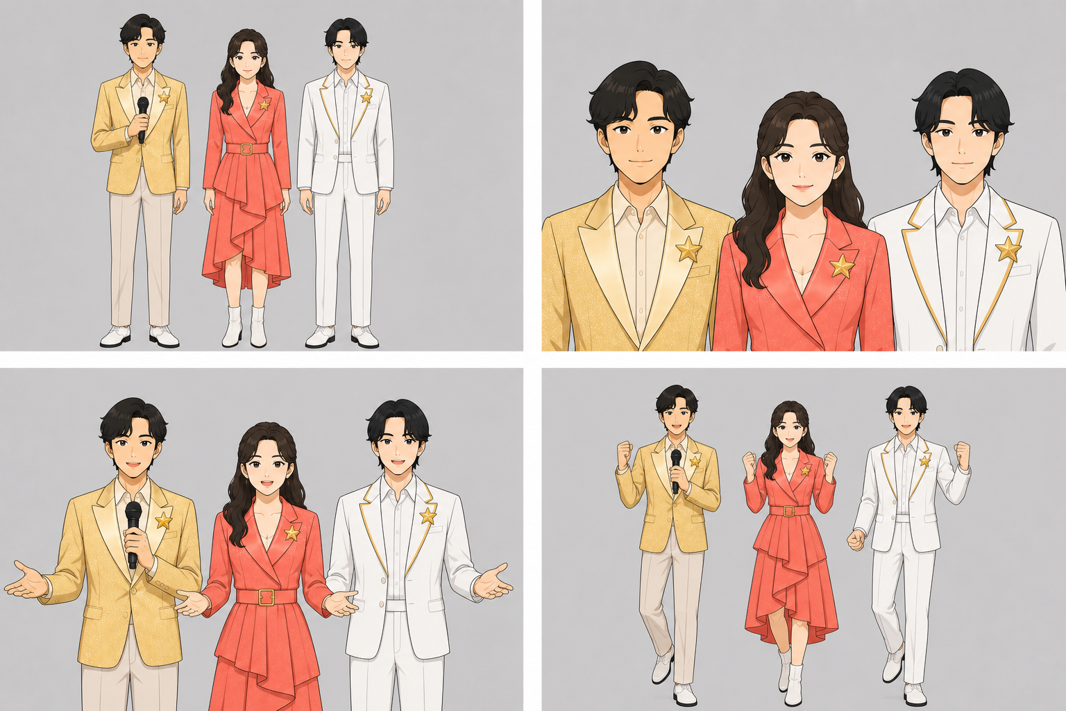 3인 행운합창단 practice pack