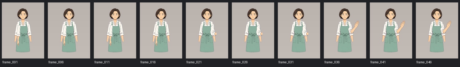 Rig-first arm lift contact sheet
