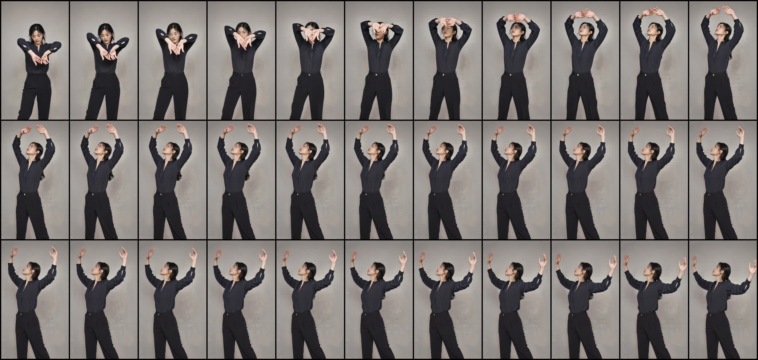 SCAIL-2 realistic Candidate C all 33 generated frames